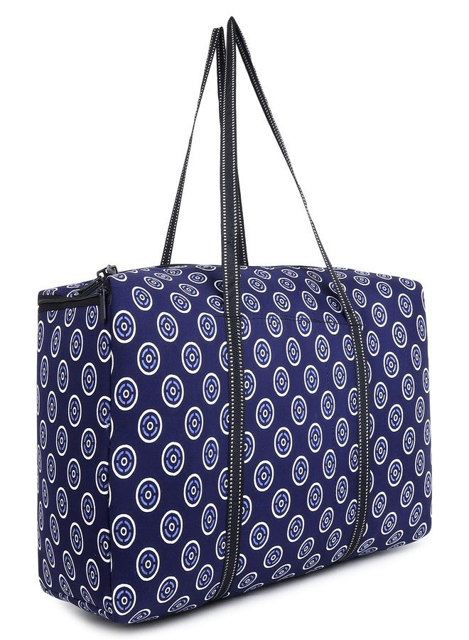 ZEEMOKAD حقيبة تخزين إضافية للملابس من ZEEMOKAD باللون الأزرق، مناسبة للسفر/تخزين ألعاب الأطفال/حقيبة نزهة - Image 2